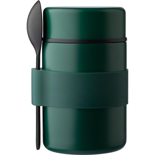 Vaso termo de acero inox. con cuchara Niko