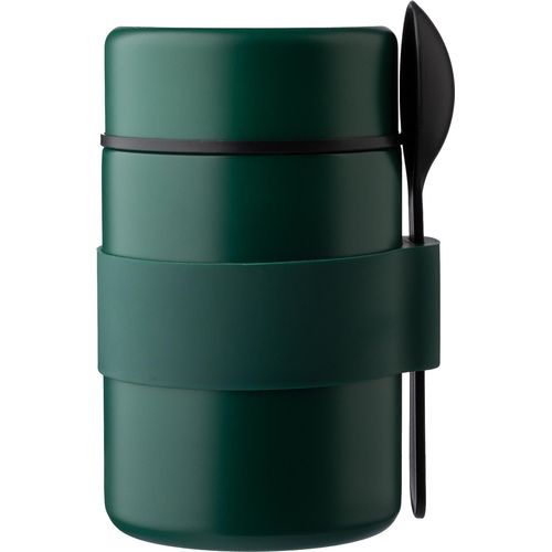VASO TERMO DE ACERO INOX. CON CUCHARA NIKO