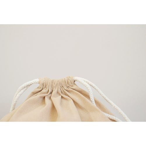 Mochila de algodón reciclado con cordones Joy