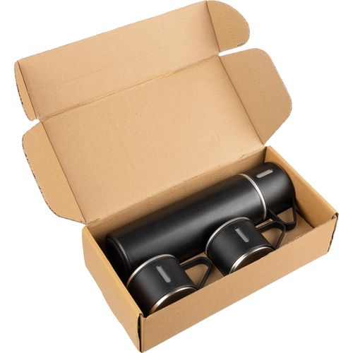 Termo y tazas de acero inox. Herbert