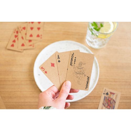 Set de 2 jeux de cartes en carton recyclé Arwen - 10