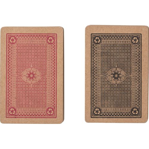 Set de 2 jeux de cartes en carton recyclé Arwen - 3