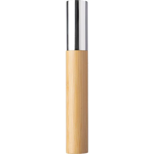 Stylo bille twist en acier inoxydable et bambou Anke - 7