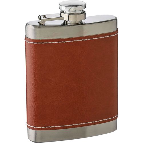 Flasque en acier inoxydable et PU de 100 ml Cedric - 5