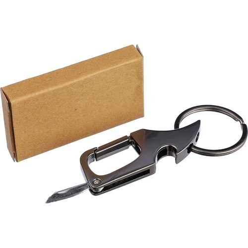 Porte-clés mousqueton en métal Bella - 7