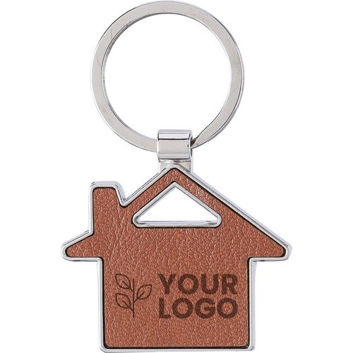 Porte-clé en cuir recyclé Jim - 3