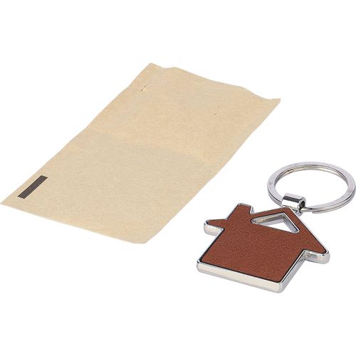 Porte-clé en cuir recyclé Jim - 6