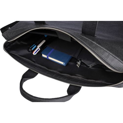 Sacoche porte-ordinateur de 15''en peau de tomate Lillian - 10