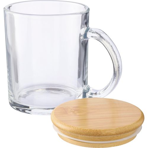 Mug en verre recyclé et bambou de 300 ml Ashley - 6