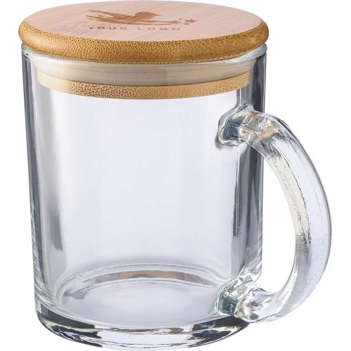 Mug en verre recyclé et bambou de 300 ml Ashley - 3