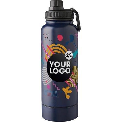 Gourde isotherme de 1 000 ml en acier inoxydable Nathaniel - 2