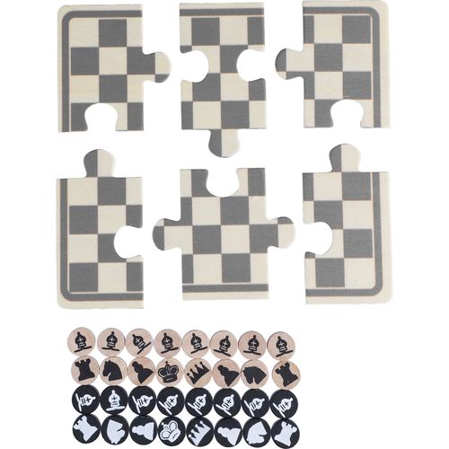 Jeu d'échecs et de dames en bois Hank - 10