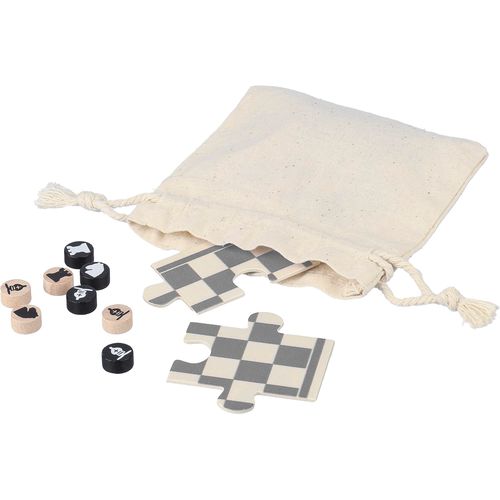 Jeu d'échecs et de dames en bois Hank - 3