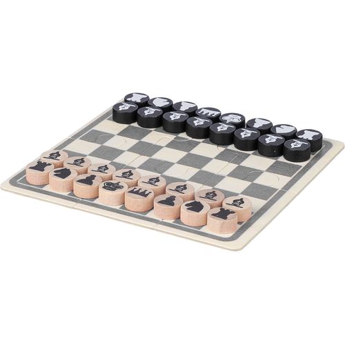 Jeu d'échecs et de dames en bois Hank - 5