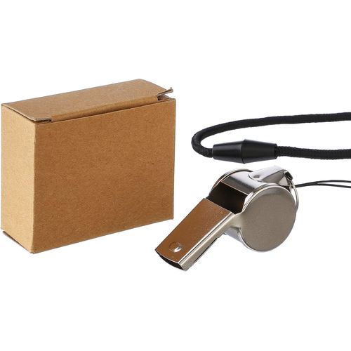 Sifflet tour de cou en métal Rebecca - 7