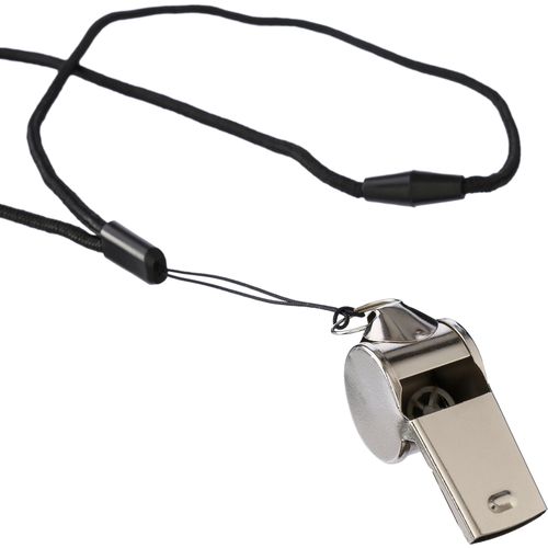 Sifflet tour de cou en métal Rebecca - 6