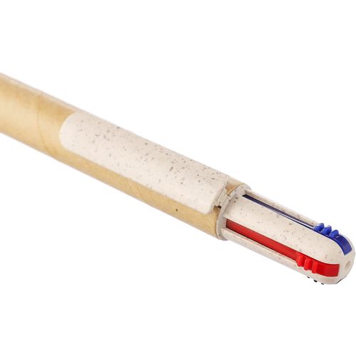 Stylo à bille en carton recyclé Debra - 6