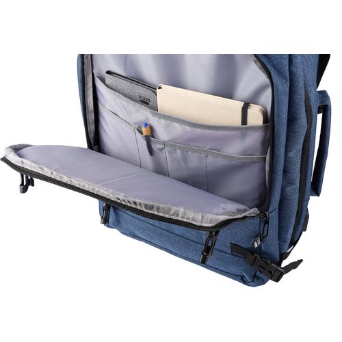 Sac à dos porte-ordinateur de 17'' en polyester rPET 300D Malcolm - 7