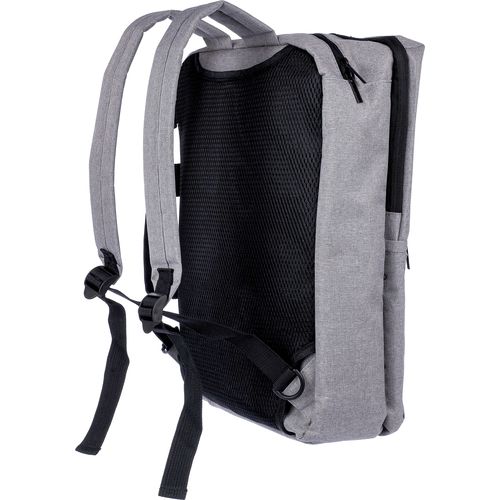 gris claro Mochila de poliéster rPET para cabina y pc Mallory