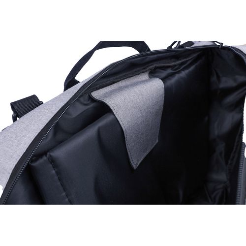 black Mochila de poliéster rPET para cabina y pc Mallory