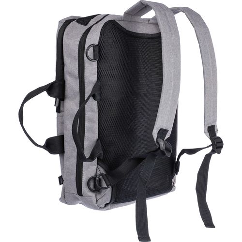 gris claro Mochila de poliéster rPET para cabina y pc Mallory