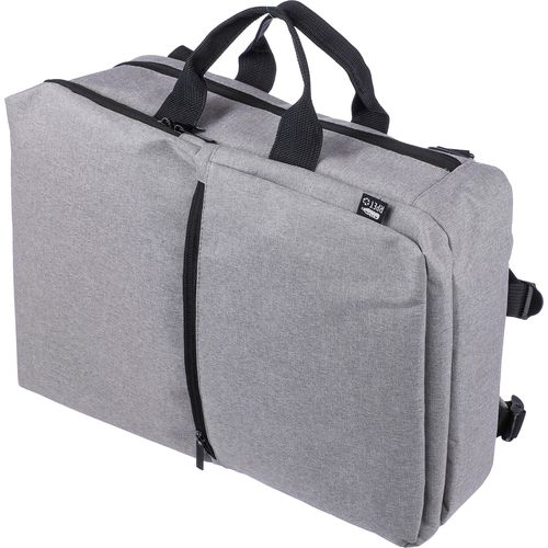 gris claro Mochila de poliéster rPET para cabina y pc Mallory