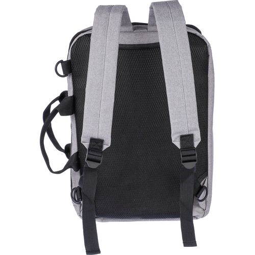 gris claro Mochila de poliéster rPET para cabina y pc Mallory