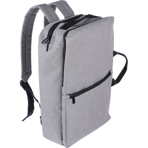 gris claro Mochila de poliéster rPET para cabina y pc Mallory