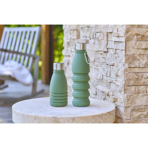 Gourde pliable de 550 ml en silicone Erin - 11