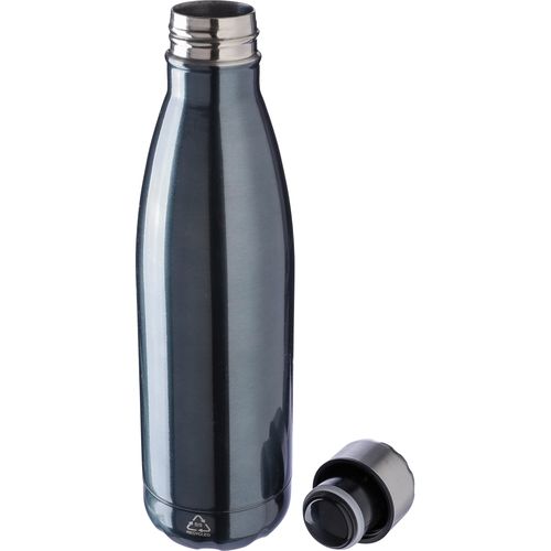 Botella termo de acero inox. reciclado Lombok