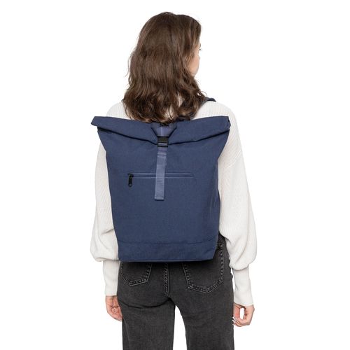 Mochila enrollable de polialgodón reciclado Thaddeus