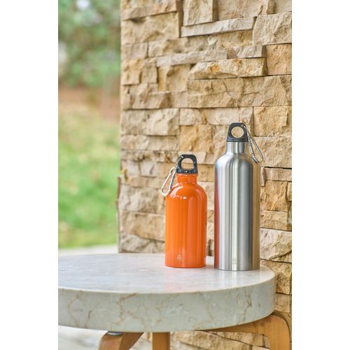 Gourde simple paroi de 750 ml en acier inoxydable recyclé Emeric - 9