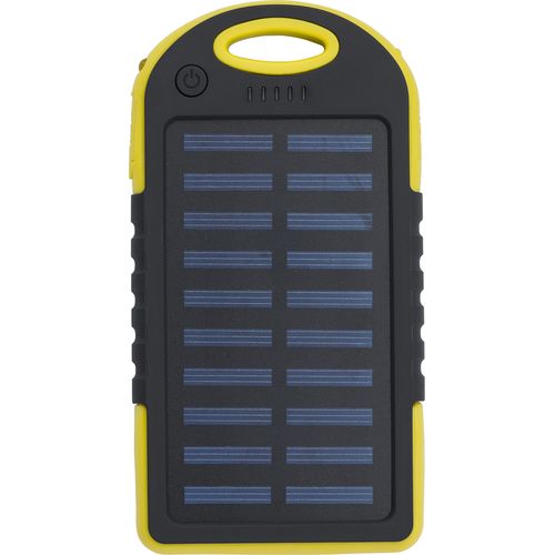 Power bank solaire en ABS et gomme Arin - 2
