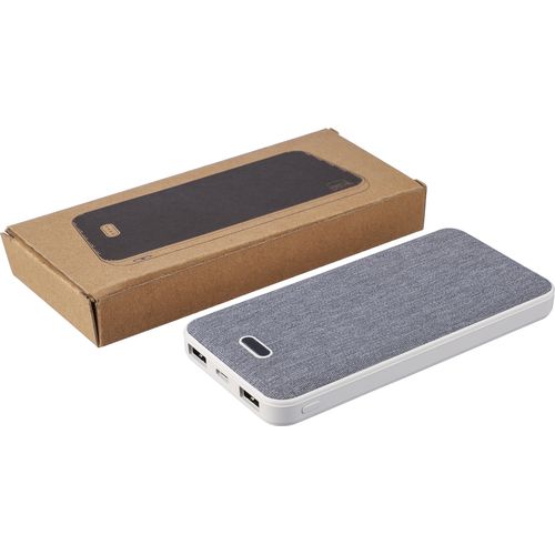 Power bank en ABS recyclé Tovi - 6