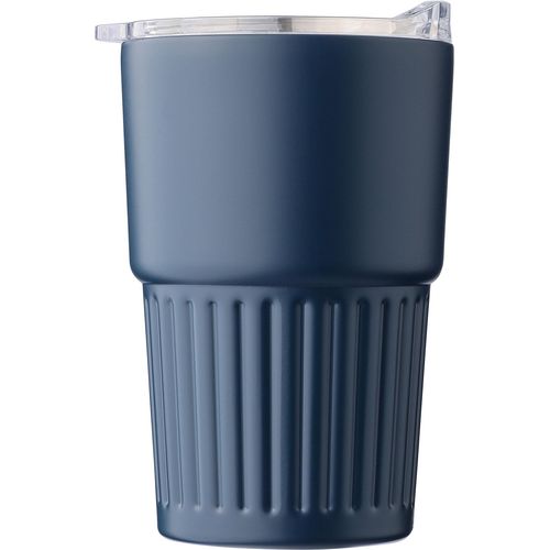 Mug nomade double paroi en acier inoxydable recyclé de 450 ml Calo - 6