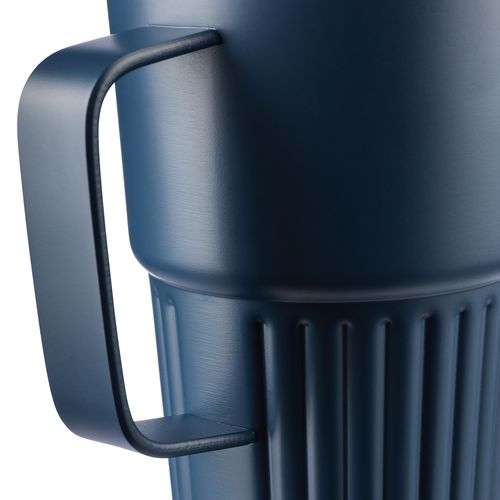 Mug nomade double paroi en acier inoxydable recyclé de 450 ml Calo - 11
