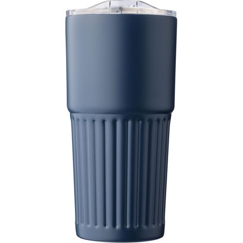 Mug double paroi en acier inoxydable recyclé de 500 ml Kael - 4
