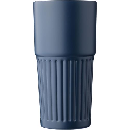 Mug double paroi en acier inoxydable recyclé de 500 ml Kael - 5