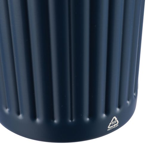 Mug double paroi en acier inoxydable recyclé de 500 ml Kael - 8