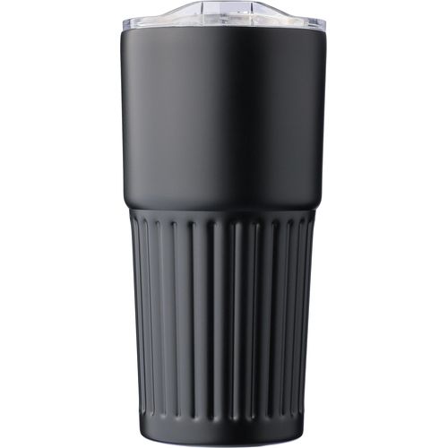 Mug double paroi en acier inoxydable recyclé de 500 ml Kael - 1