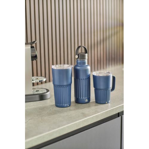 Gourde double paroi de 500 ml en acier inoxydable recyclé Lior - 12