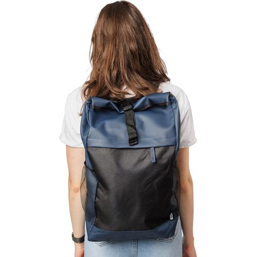 Mochila enrollable de poliéster rPET (600D) Yani