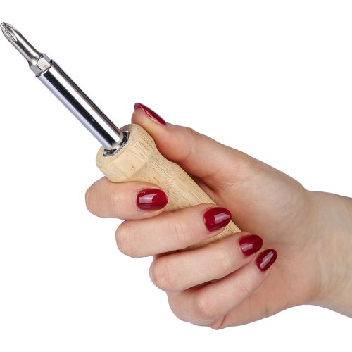 Jeu de tournevis en bois d’hévéa Leni - 7