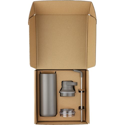 Gourde double paroi de 500 ml en acier inoxydable Omari - 19