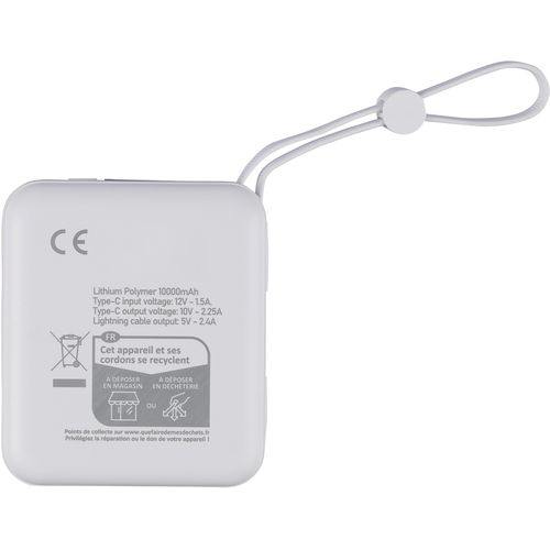 Power bank en ABS recyclé Jona - 9