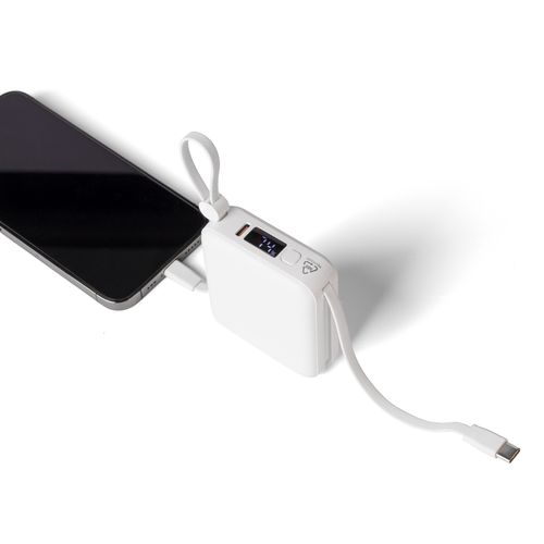 Power bank en ABS recyclé Jona - 3
