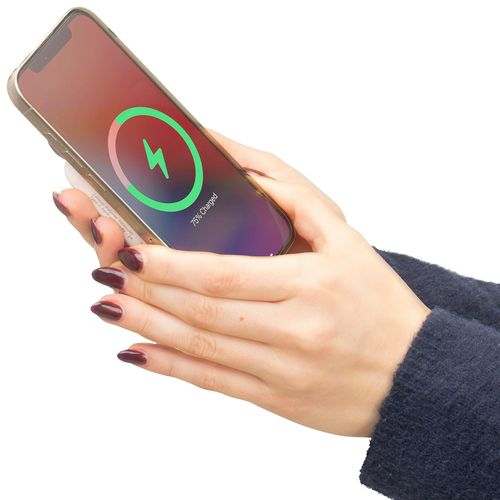 Power bank sans fil en ABS recyclé Miren - 7