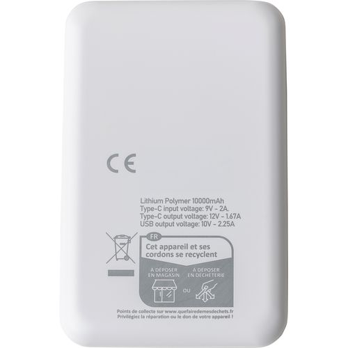 Power bank en ABS recyclé Tavi - 9