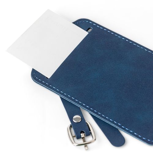 Porte-passeport et étiquette de bagage en PU recyclé Zani - 5