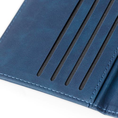 Porte-passeport et étiquette de bagage en PU recyclé Zani - 8